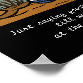 Chocolate Labrador Angels en mam 3 Poster (Hoek)