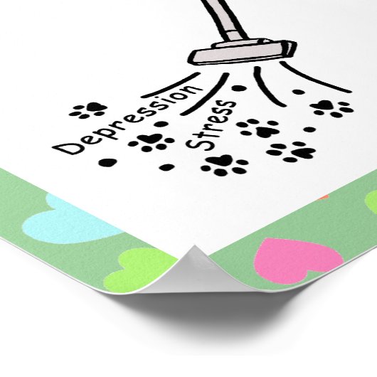 Chocolate Labrador Cartoon Poster (Hoek)