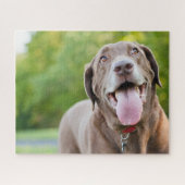 Chocolate Labrador Dog Legpuzzel (Horizontaal)