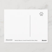 Chocolate Labrador Guardian Angel (regenboogbrug) Briefkaart (Achterkant)