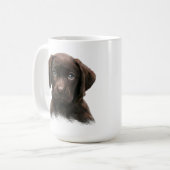 Chocolate Labrador Koffiemok (Voorkant links)