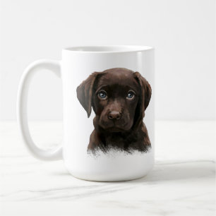 Chocolate Labrador Koffiemok