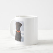 Chocolate Labrador-Mok Koffiemok (Voorkant links)