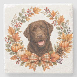 Chocolate Labrador Onderzetter