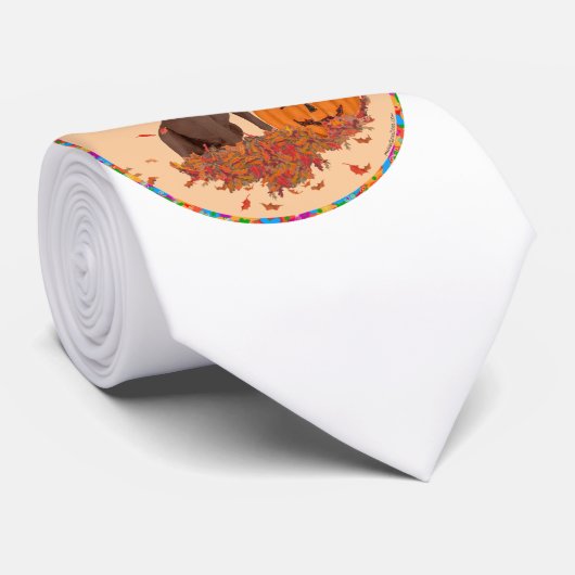 Chocolate Labrador Retriever Boo! Stropdas (Opgerold)