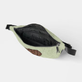 Chocolate Labrador Retriever Cartoon Lab Hondenhoo Heuptasje (Open)