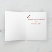 Chocolate Labrador Retriever Christmas Kaart (Binnen)