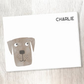 Chocolate Labrador Retriever Dog, gepersonaliseerd Post-it® Notes