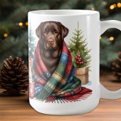 Chocolate Labrador Retriever Dog Schattigee vakant Koffiemok