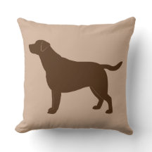 Chocolate Labrador Retriever in Silhouette