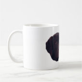 Chocolate Labrador Retriever kerstkoffie-mok Koffiemok (Links)
