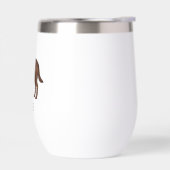 Chocolate Labrador Retriever Lab Art Aangepaste na (Links)