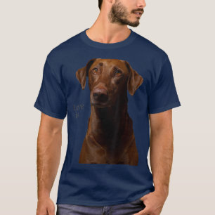 Chocolate Labrador Retriever Lab Tee Dog Mom Dad T-shirt