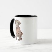 Chocolate Labrador Retriever Mok (Voorkant links)