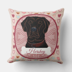 Chocolate Labrador Retriever Persoonlijke Kussen
