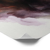 Chocolate labrador retriever watercolor poster (Hoek)