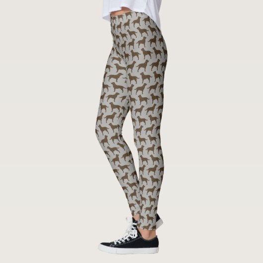 Chocolate Labrador Retrievers | Lab Silhouettes Leggings (Links)