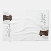 Chocolate Labs zijn Angels Kitchen Towel Theedoek (Horizontaal)