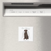 Chocolate Labs zijn Angels Magnet (Insitu (Vaatwasser))