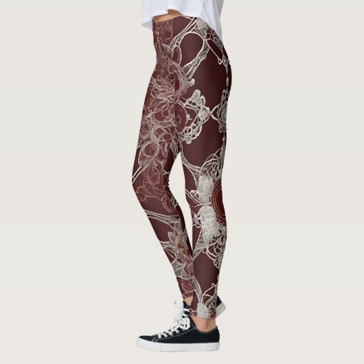 Chocolate Lace AI art Leggings (Links)
