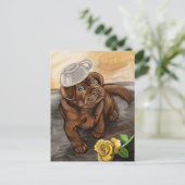 Chocolate Latte Lab Briefkaart (Staand voorkant)