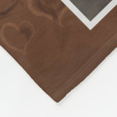 Chocolate Latte Lab Fleece Deken (Hoek)