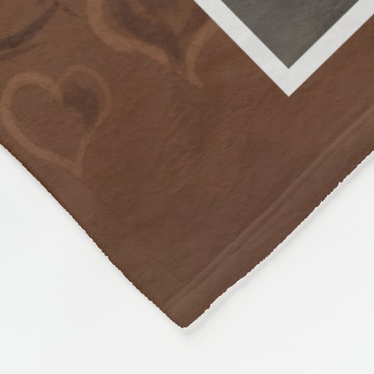 Chocolate Latte Lab Fleece Deken (Hoek)