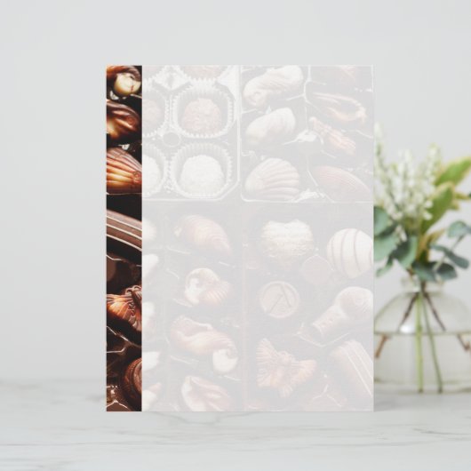 Chocolate Letterhead (Staand voorkant)