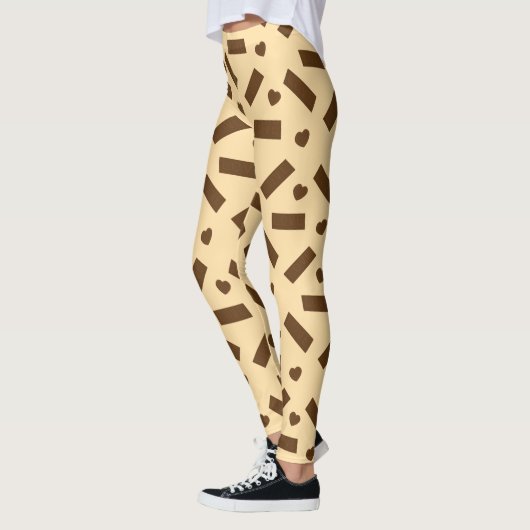 Chocolate Love Bar Leggings (Links)