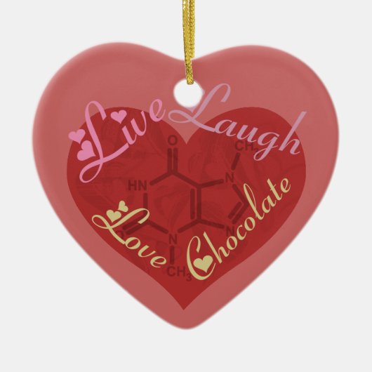 Chocolate Love Valentijn Ornament (Voorkant)
