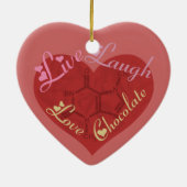 Chocolate Love Valentijn Ornament (Achterkant)
