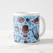 Chocolate lover cute grote koffiekop (Voorkant rechts)