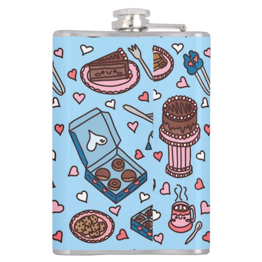 Chocolate lover cute heupfles (Achterkant)