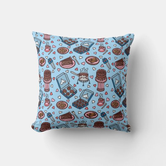 Chocolate lover cute kussen (Voorkant)