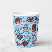 Chocolate lover cute papieren bekers (Links)