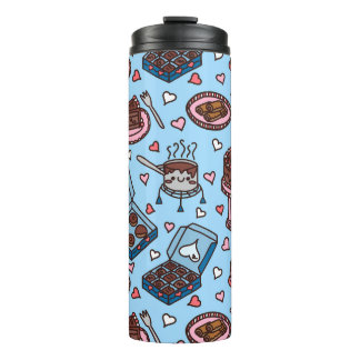 Chocolate lover cute thermosbeker