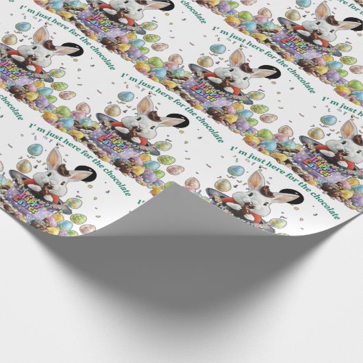 Chocolate Lover Easter Cadeaupapier (Hoek)