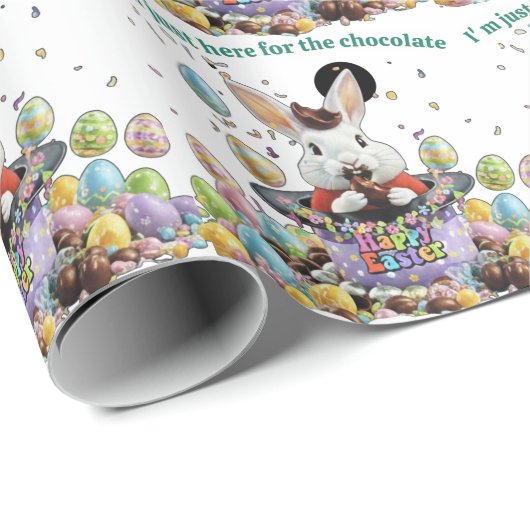 Chocolate Lover Easter Cadeaupapier (Rol Hoek)