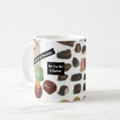 Chocolate Lover  Funny Sarcastic Koffiemok (Voorkant links)