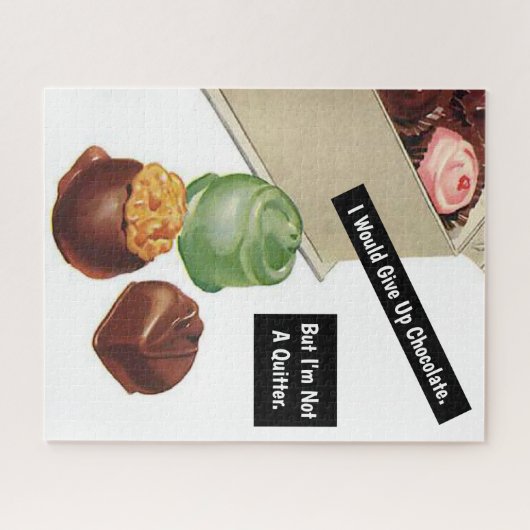 Chocolate Lover  Funny Sarcastic Legpuzzel (Horizontaal)