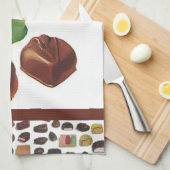 Chocolate Lover  Funny Sarcastic Theedoek (Quarter Fold)