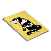 Chocolate Lover Funny Weird Cat Notitieboek (Rechterzijde)