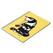 Chocolate Lover Funny Weird Cat Notitieboek (Linkerzijde)