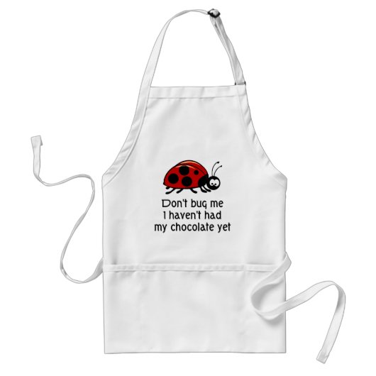 Chocolate Lover Ladybug Apron Standaard Schort (Voorkant)