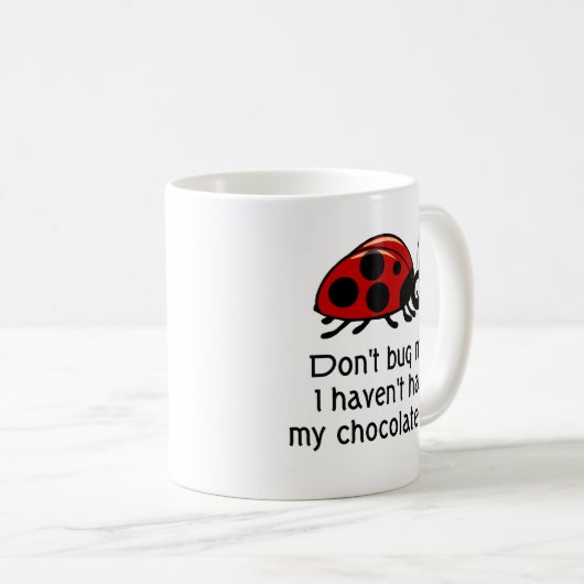 Chocolate Lover Ladybug Coffee-Mok Koffiemok (Voorkant rechts)