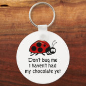 Chocolate Lover Ladybug Sleutelhanger (Voorkant)