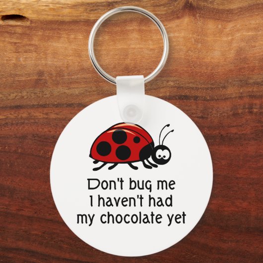 Chocolate Lover Ladybug Sleutelhanger (Voorkant)