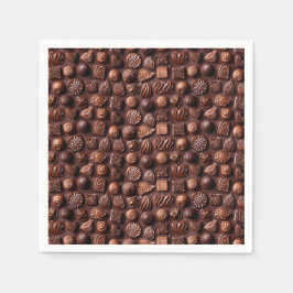 Chocolate Lover Sweet Cute Cozy Modern Food  Servet
