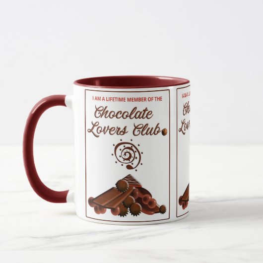 Chocolate Lovers Club Mok (Links)
