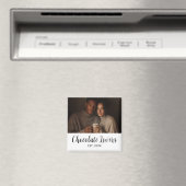Chocolate Lovers Couple Established Photo Gift Magneet (Insitu (Vaatwasser))